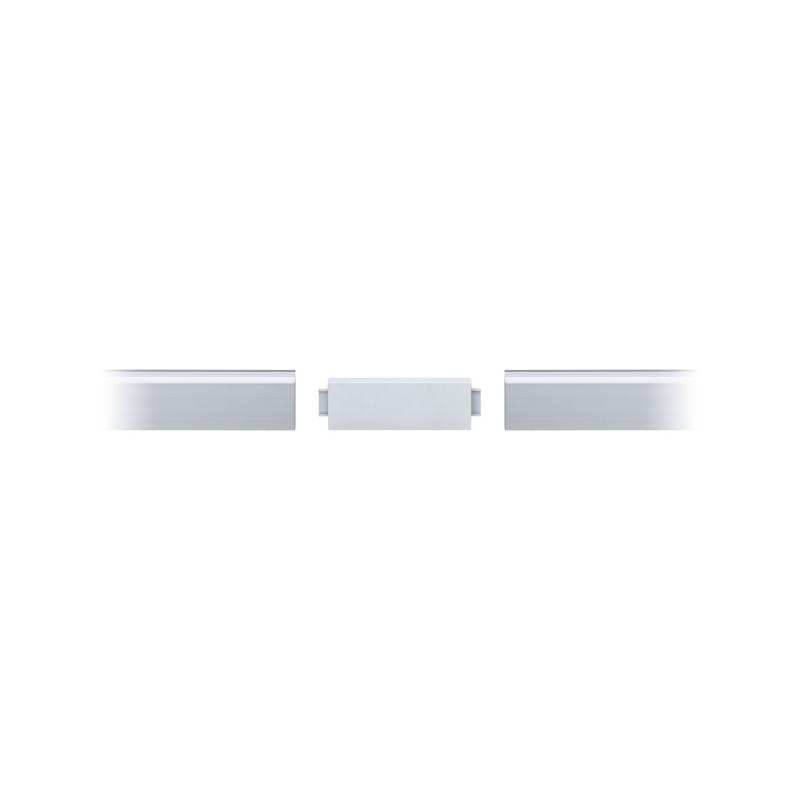 Paulmann 78408 LumiTiles Zubehör Profil Top Abdeckung modern 80x24mm Telegrau