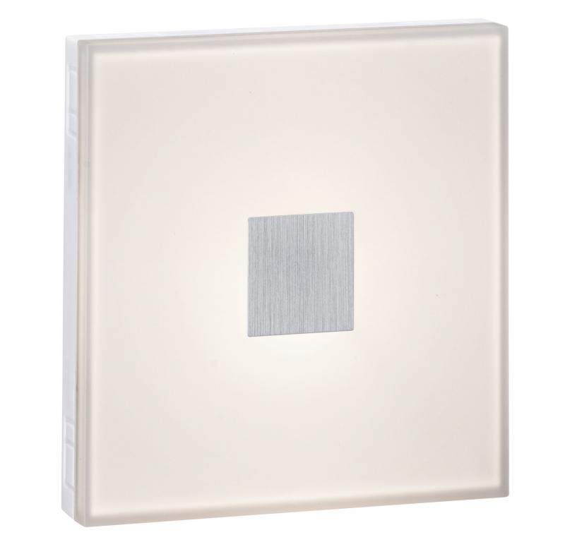 Paulmann 78414 LumiTiles LED Fliesen Square Einzelfliese 100x10mm 0,8W dimmbar modern Regenbogen/ Weiß+ Weiß Kunststoff/Aluminium
