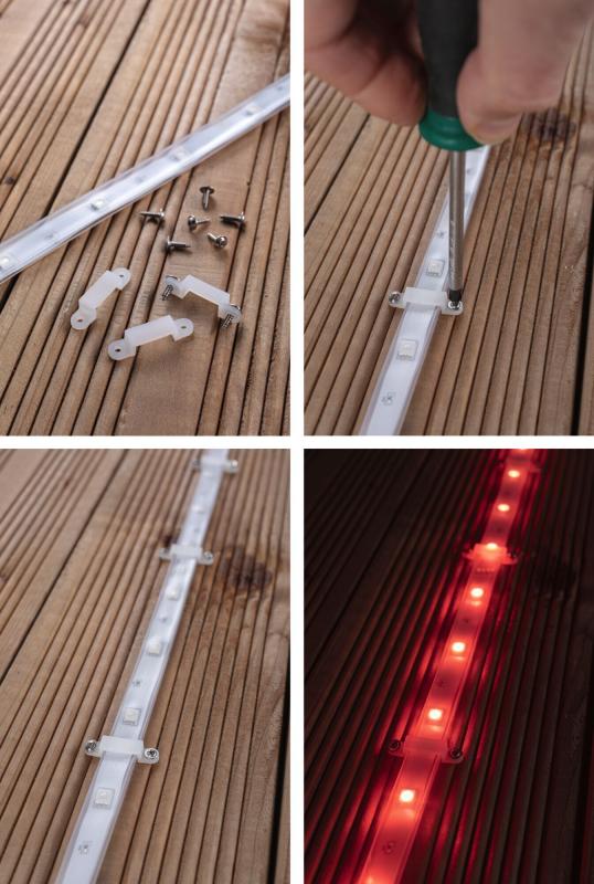 Paulmann 78891 SimpLED LED Strip Outdoor Komplettset 3m Spritzwasser geschützt 8,5W Regenbogen