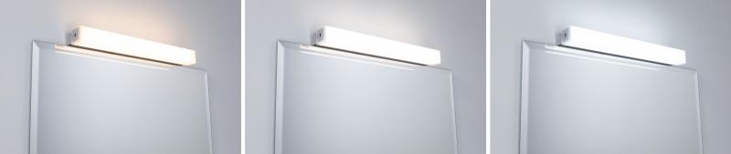 LED-Spiegellampe HomeSpa Luno mit WhiteSwitch-Funktion 39cm Aluminium Paulmann 78948