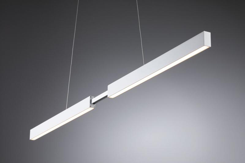 Paulmann 79889 LED Pendelleuchte modern Smart Home Zigbee Aptare warmweiß 18W Weiß matt dimmbar