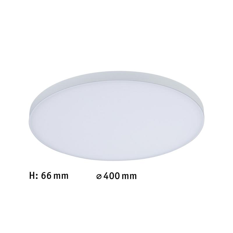 Paulmann 79891 LED Panel Velora rund 400mm warmweiß Weiß