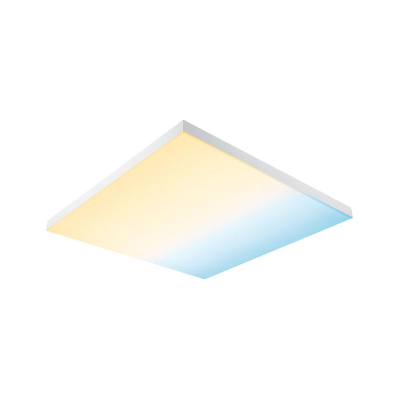 Paulmann 79906 LED Panel Velora Rainbow dynamic Regenbogen/ Weiß eckig 595x595mm kaltweiß Weiß dimmbar