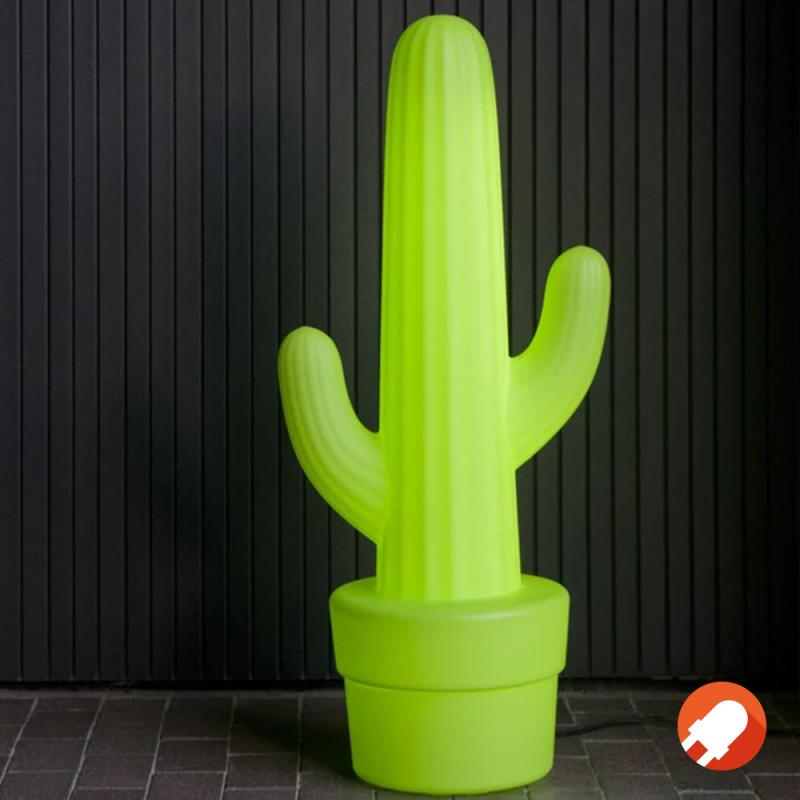 New Garden Kaktus 100 LED-Designer Stehleuchte In&Out lindgrün 230V
