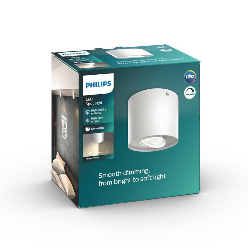 Philips myLiving Schwenkbarer weißer LED Spot Phase