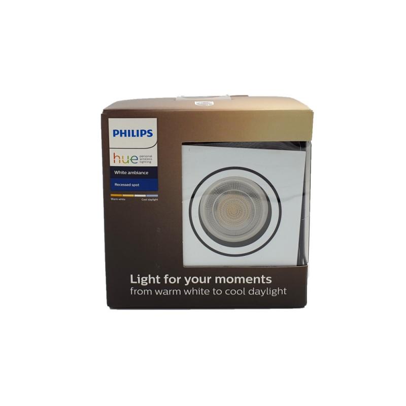 Philips Hue White Ambiance Milliskin LED Einbaustrahler weiss dimmbar GU10 tunable White