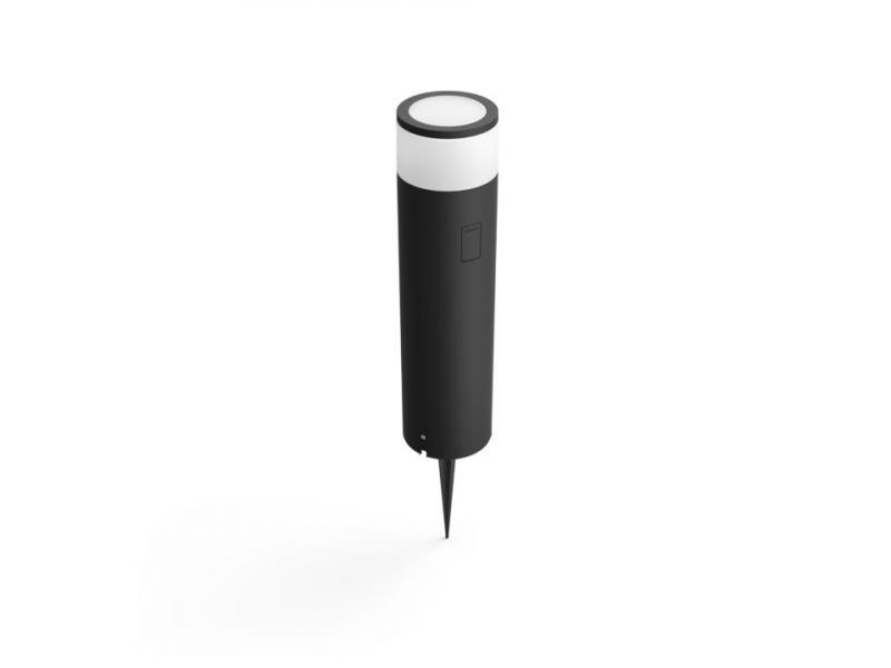 Philips Hue White Ambiance Calla LED Sockelleuchte, Erweiterung, ZigBee, 40 cm schwarz