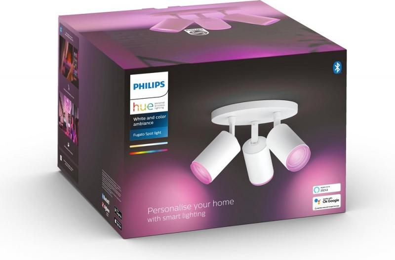 Philips Hue Fugato 3-er Deckenstrahler weiß