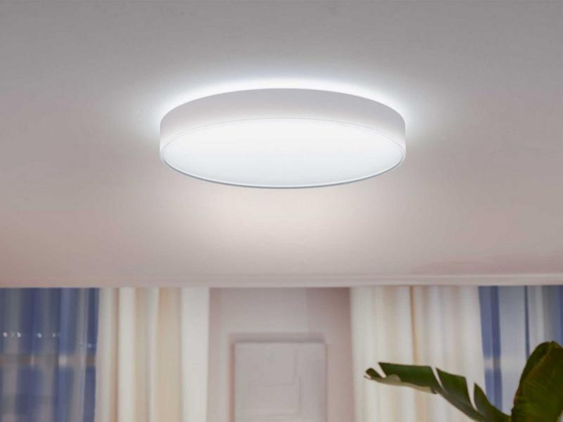 Philips Hue Enrave Deckenleuchte inkl. Dimmschalter Weiß 55,1cm Tunable White