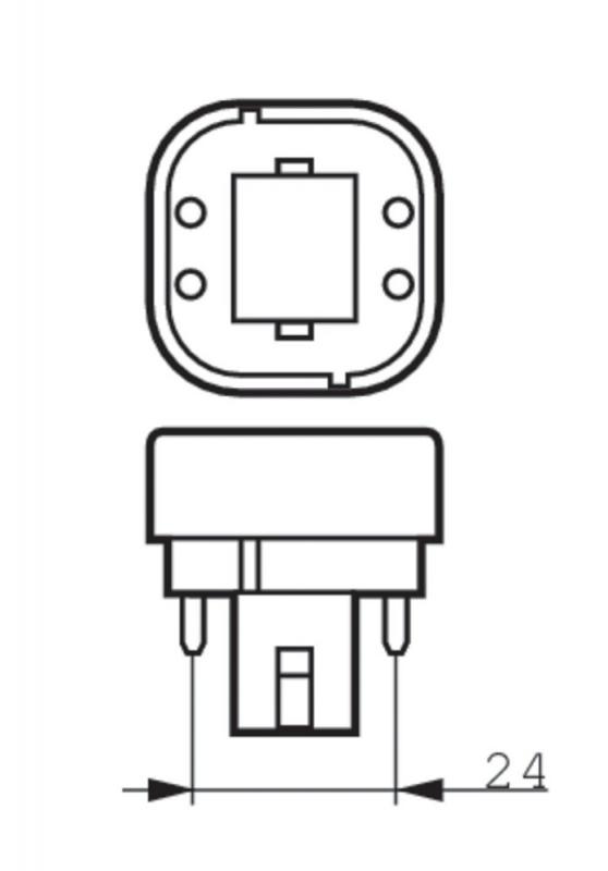 Philips CorePro LED PLC 4Pin G24q-2 6.5W 3000K warmweißes Licht für EVG