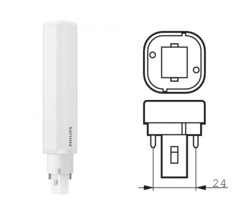 Philips CorePro LED PLC 2Pin G24d-3 8.5W 3000K warmweißes Licht für KVG/VVG