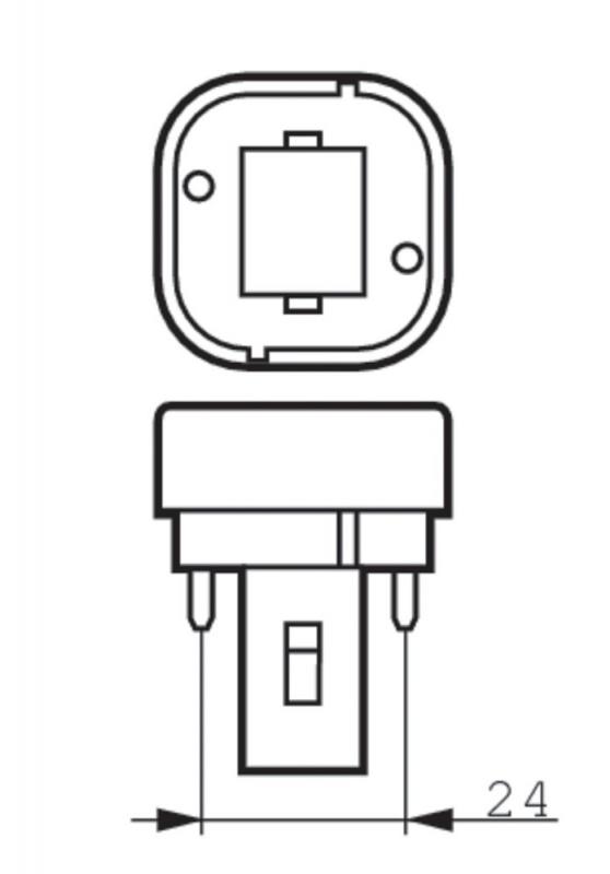 Philips CorePro LED PLC 2Pin G24d-3 8.5W 3000K warmweißes Licht für KVG/VVG