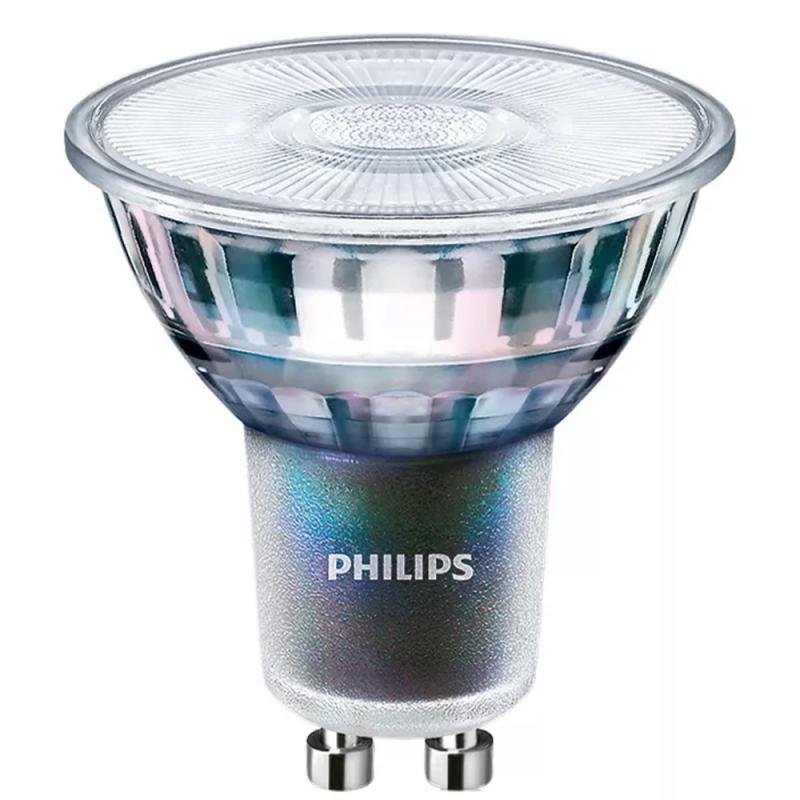 Philips GU10 MASTER LED Strahler Expert Color 5.5 wie 50W dimmbar schmaler 36°-Abstrahlwinkel warmweißes Licht 97Ra erstklassige Farbwiedergabe