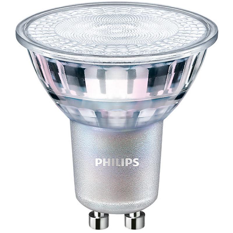 Philips GU10 MASTER LED Spot Value 4.9W wie 50W aus Glas 940 36° dimmbar neutralweißes Licht 90Ra hohe Farbwiedergabe