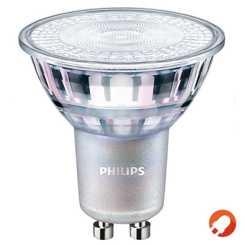 Philips GU10 MASTER LEDspot Value LED Strahler 4.9W wie 50W Glas 930 60° dimmbar warmweiß 90Ra hohe Farbwiedergabe