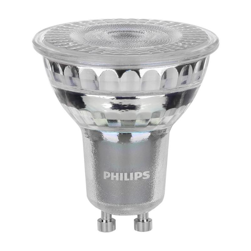 Philips MASTER GU10 LED Strahler Value 4.9 Watt aus Glas 940 60° dimmbar wie 50W universalweißes Licht