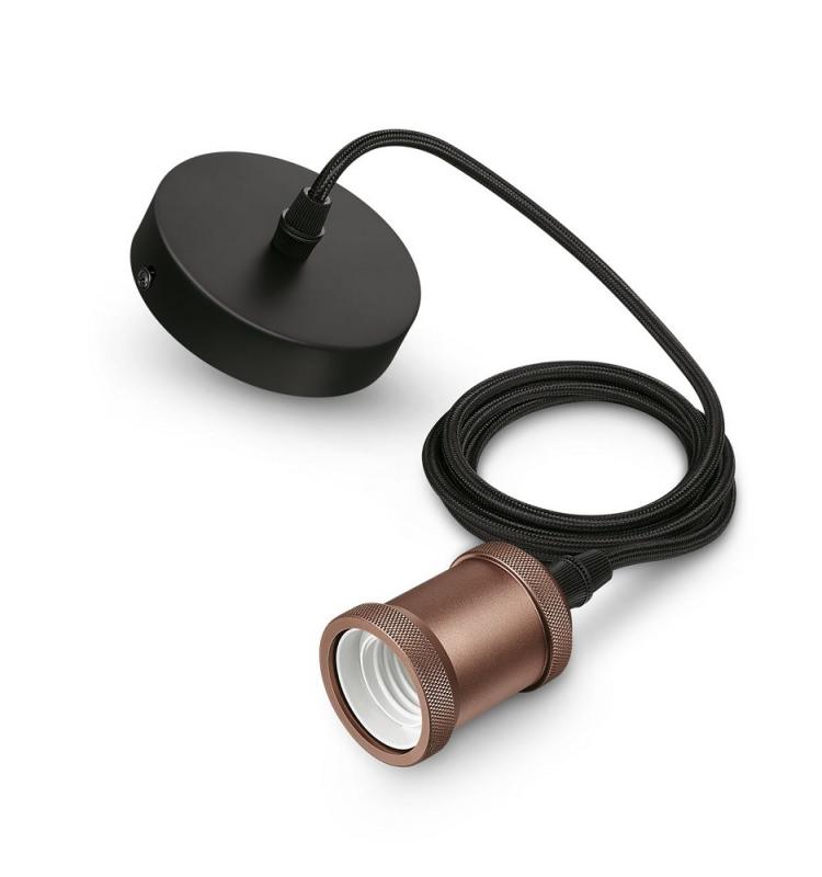 Philips Pendelleuchte in Rose Gold für dekorative Leuchtmittel