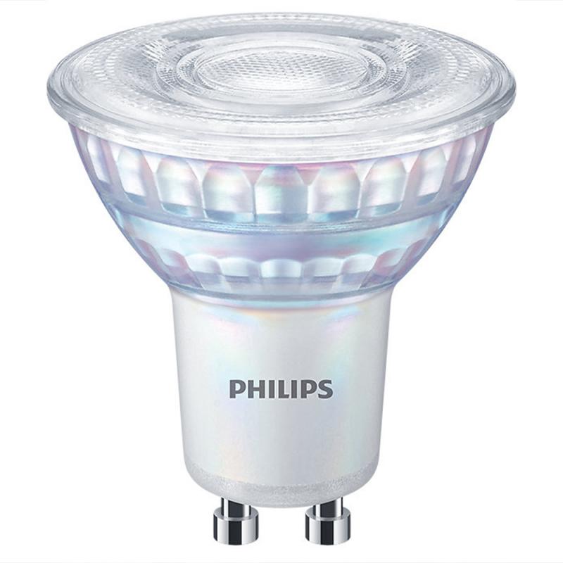 Philips GU10 MASTER LED Spot Value 6.2W wie 80W 2700K 36° DimTone dimmbar für gemütliche Wohnraum Akzentbeleuchtung