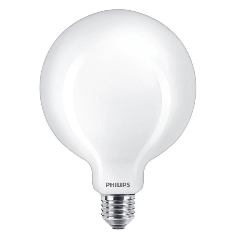 PHILIPS Helle E27 LED Globe Lampe G120 10.5W wie 100W 4000K neutralweißes  Licht mit Milchglas