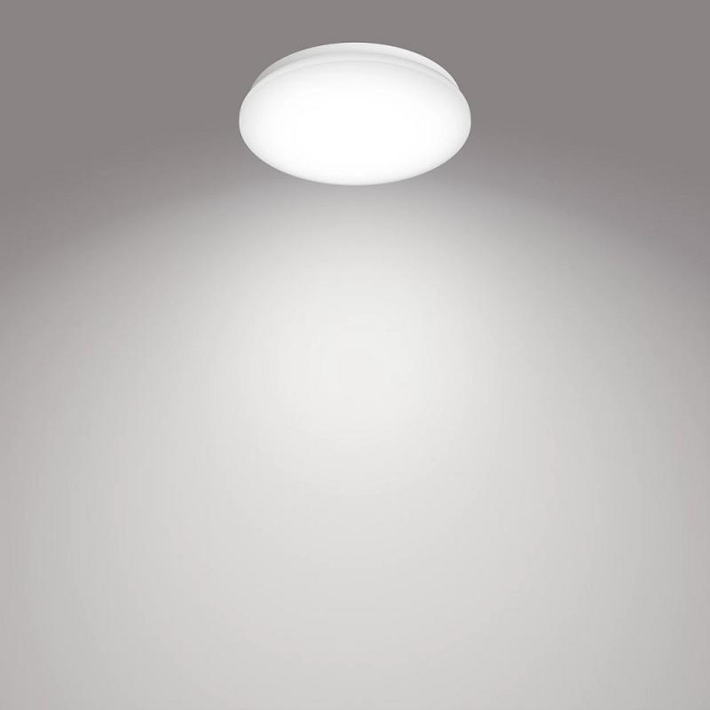 Philips LED Deckenleuchte Moire ø22cm weiß neutralweißes Licht 4000K IP20