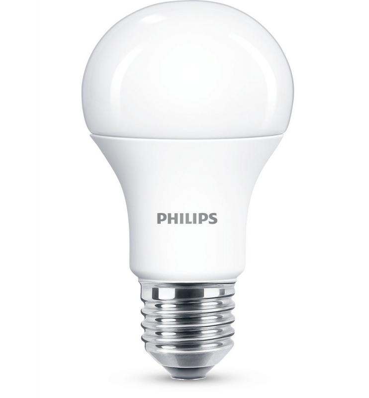 2er-Sparpack PHILIPS E27 LED Glühbirne opalweiss gefrostet 12,5W wie 100W 4000K universalweisses Licht