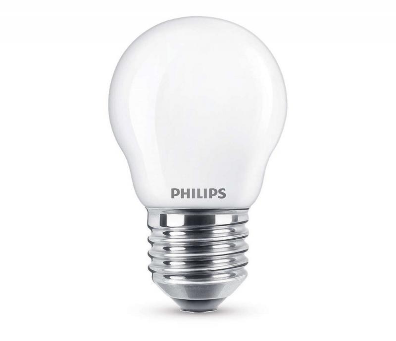 Philips E27 LED Lampe Classic Kleine Tropfenform 2.2W wie 25W 2700K Matt warmweißes blendfreies Licht