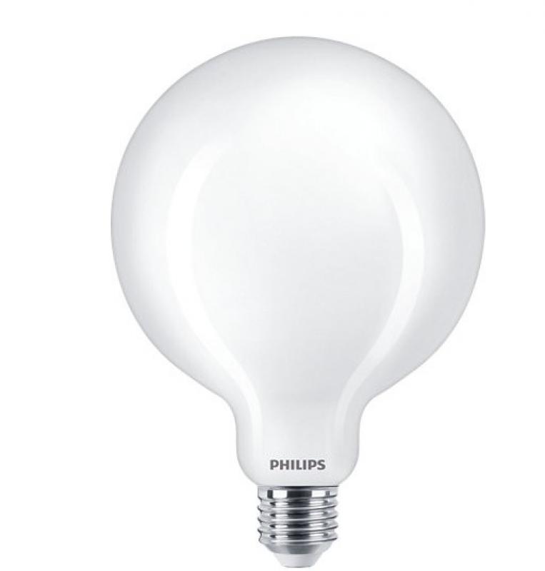 Helle Philips E27 LED Globe G125 Lampe 13W wie 120W opalweiss mattierte Kugel 4000K neutralweiß