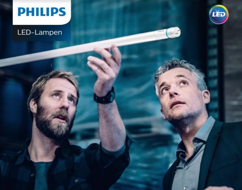 60cm Philips G13/T8 LED Tube 8W wie 18W 4000K neutralweiß Glas Universal-Röhre KVG/EVG