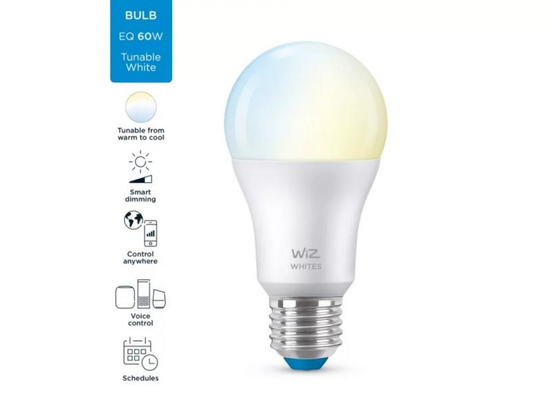 WIZ E27 Smarte LED Lampe Tunable White 8W wie 60W WLAN/ Wi-Fi