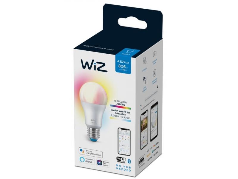 WIZ E27 Smarte LED Lampe RGBW 8W wie 60W WLAN/ Wi-Fi - Aktion: Nur noch angezeigter Bestand verfügbar