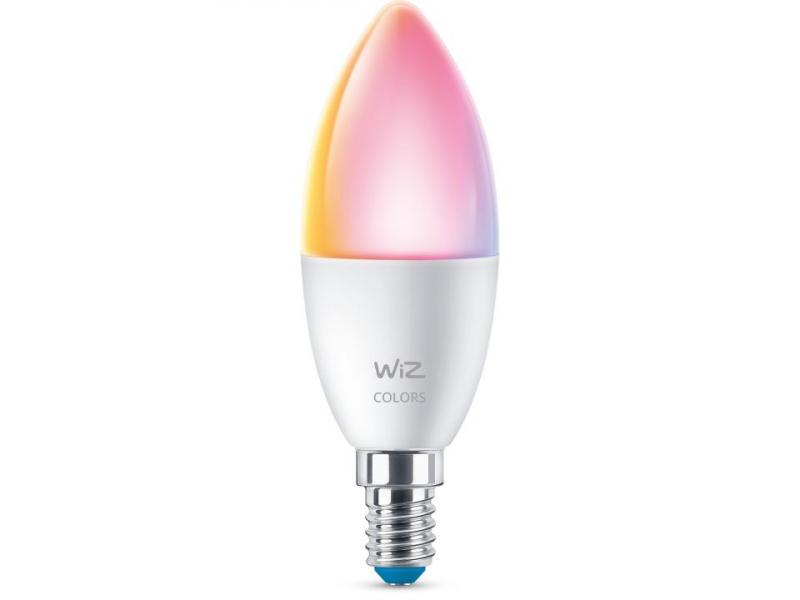 2er Pack WIZ E14 Smarte LED Kerzenlampe RGBW 4,9W wie 40W WLAN/Wi-Fi Tunable White & Color