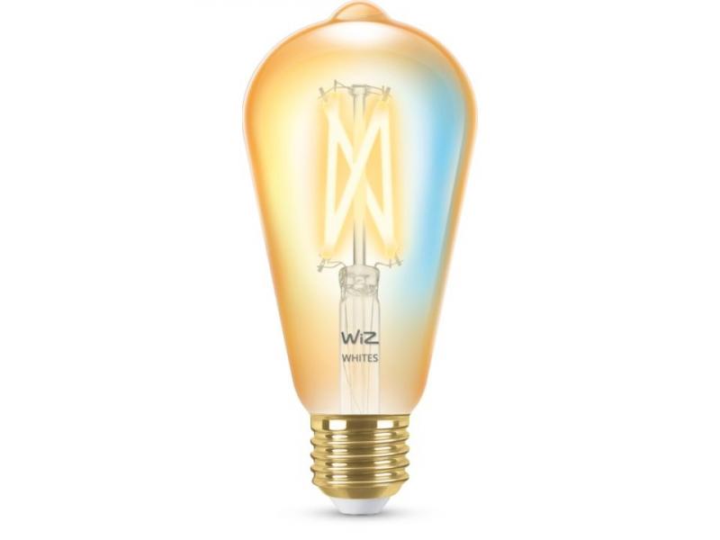 Vintage E27 WiFi WIZ LED Filament Glühlampe warmweiß wie 44W