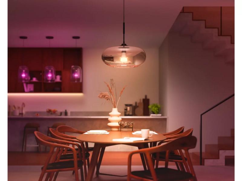 Philips Hue White & Color Ambiance E27 LED Lampe 13,5W wie 100W - RGBW dimmbar - hell mit 1100 Lumen