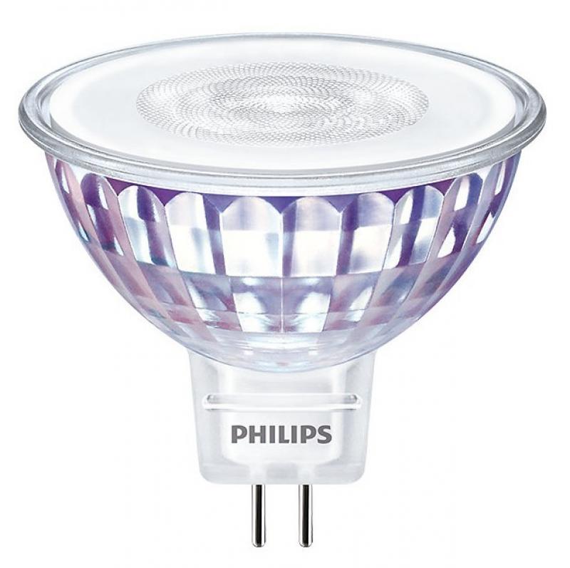 Philips GU5.3 LED Reflektor MR16 36° Abstrahlwinkel 4,4W wie 35W warmweißes gerichtetes Licht Niedervolt 12V