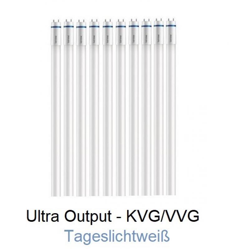 10 x 120cm G13/T8 Philips MASTER LED Röhre EM UO Ultra Output 14,7W wie 36W 2500lm Tageslichtweiß 6500K für KVG/VVG aus Kunststoff