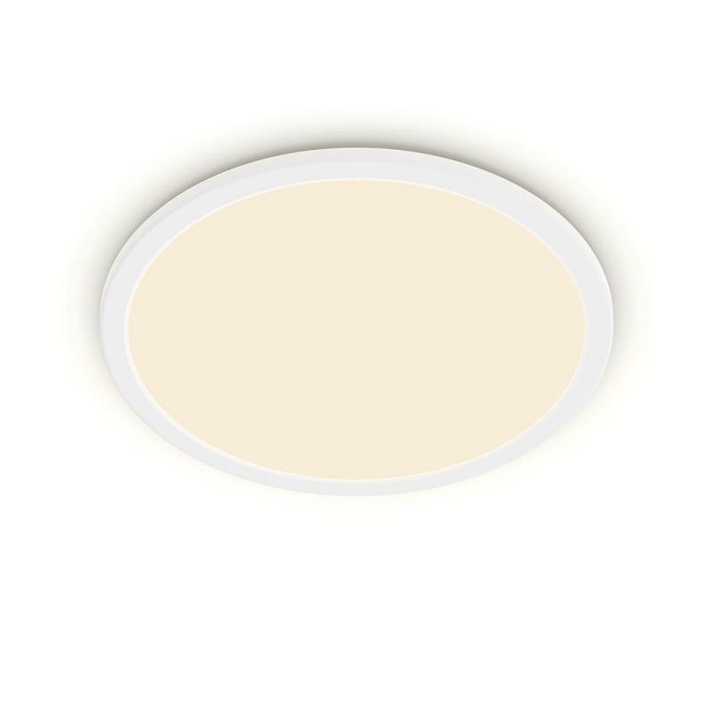 Superslim Philips Bad LED Deckenleuchte weiß dimmbar ø25cm warmweißes Licht mit Eye Comfort IP44