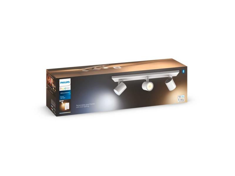 Philips Hue LED White Ambiance Runner - 3er Spot 1050lm inkl. Dimmschalter weiß für Bluetooth & ZigBee