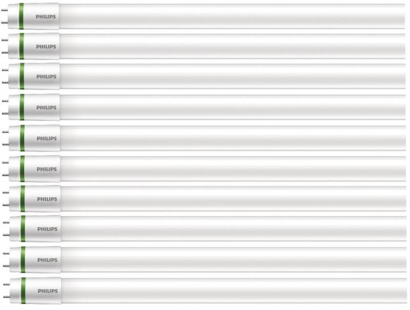 10 x 120cm Philips T8 G13 MASTER UE LED Röhre High Output 13.5W wie 36W 2500lm 6500K Tageslicht KVG/VVG Glas