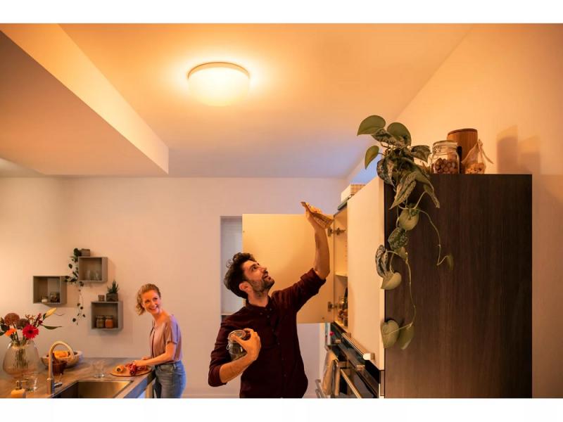 Philips Hue White & Color Ambiance Flourish Deckenleuchte RGBW in weiss