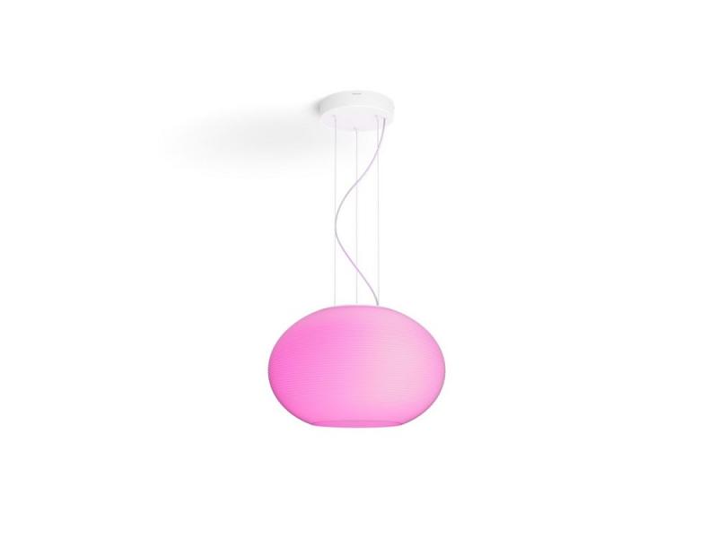 Philips Hue White & Color Ambiance Flourish Pendelleuchte in weiss RGBW  Bluetooth / ZigBee