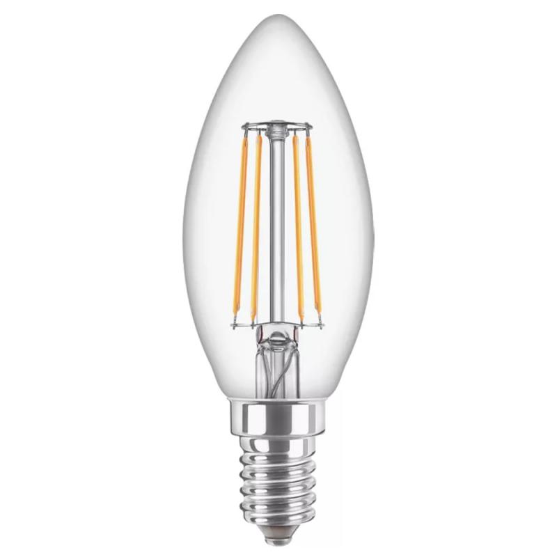 PHILIPS E14 LED Kerzenlampe 4,3W wie 40W warmweisses Licht