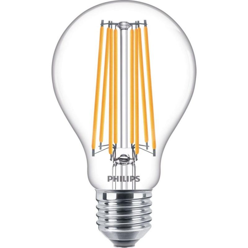 Philips E27 Sehr leistungsstarkes LED Filament Leuchtmittel warmweiss 17W wie 150W klar