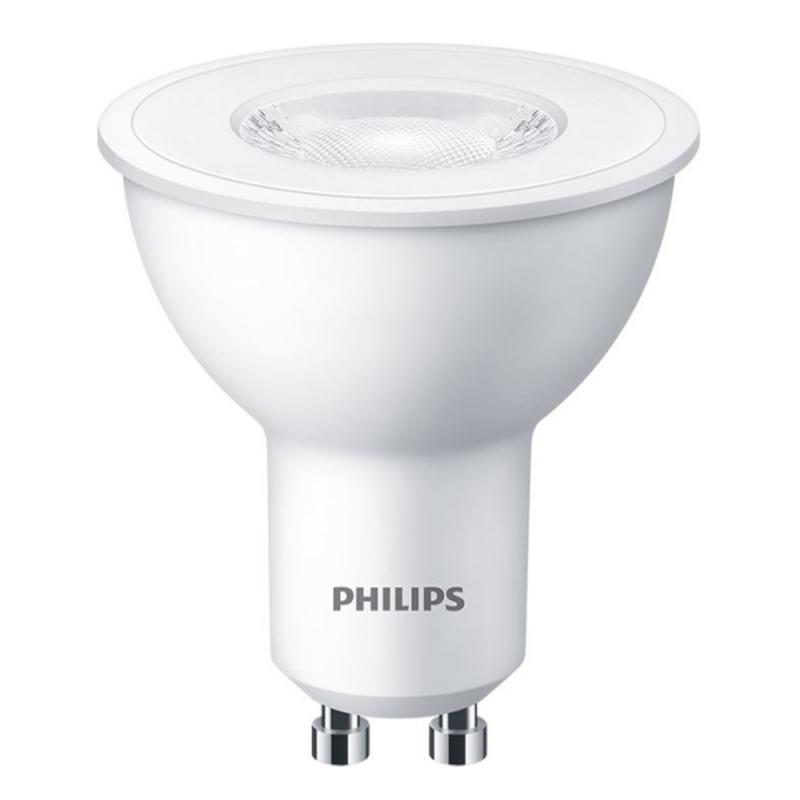 Philips GU10 LED Strahler 36°-Ausstrahlwinkel 4.7W wie 50W warmweisse Akzentbeleuchtung aus Kunststoff