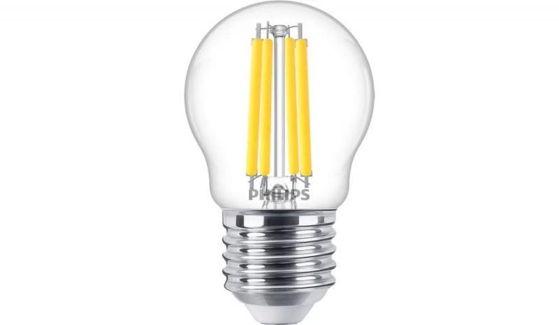 Philips LED Filament E27 LED-Leuchtmittel in Tropfenform dimmbar 3,4W wie 40W warmweißes Licht mit hoher Farbwiedergabe 90Ra