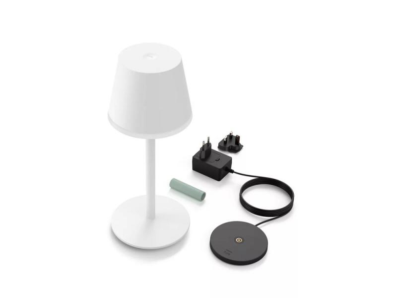 Philips Hue White & Color Ambiance Tragbare Tischleuchte Go mit Akku & RGBW Bluetooth und Zigbee