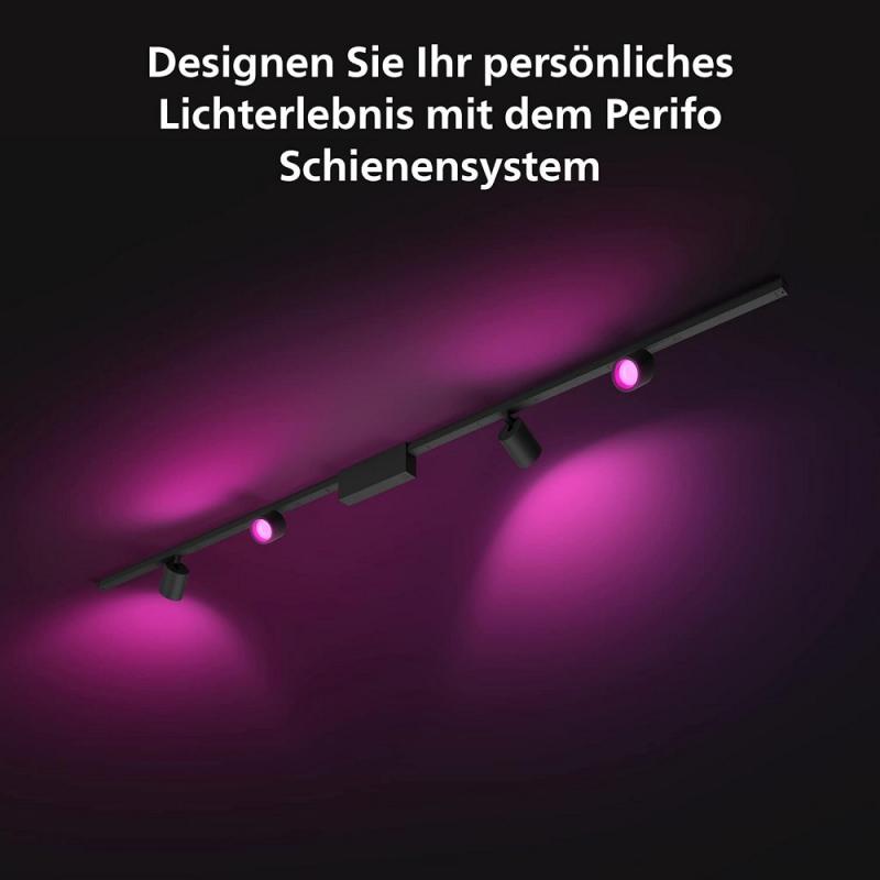 Philips Hue White & Color Ambiance Schienensystem Perifo 4er Spot RGBW multicolor Licht