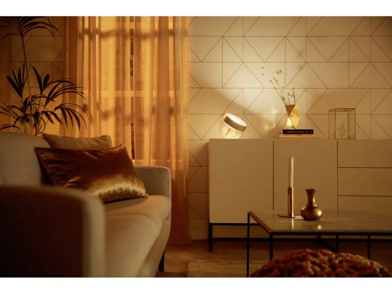 Philips Hue White and Color Ambiance LED Tischleuchte Iris WACA LED-Tischleuchte gold - in edler Farbversion