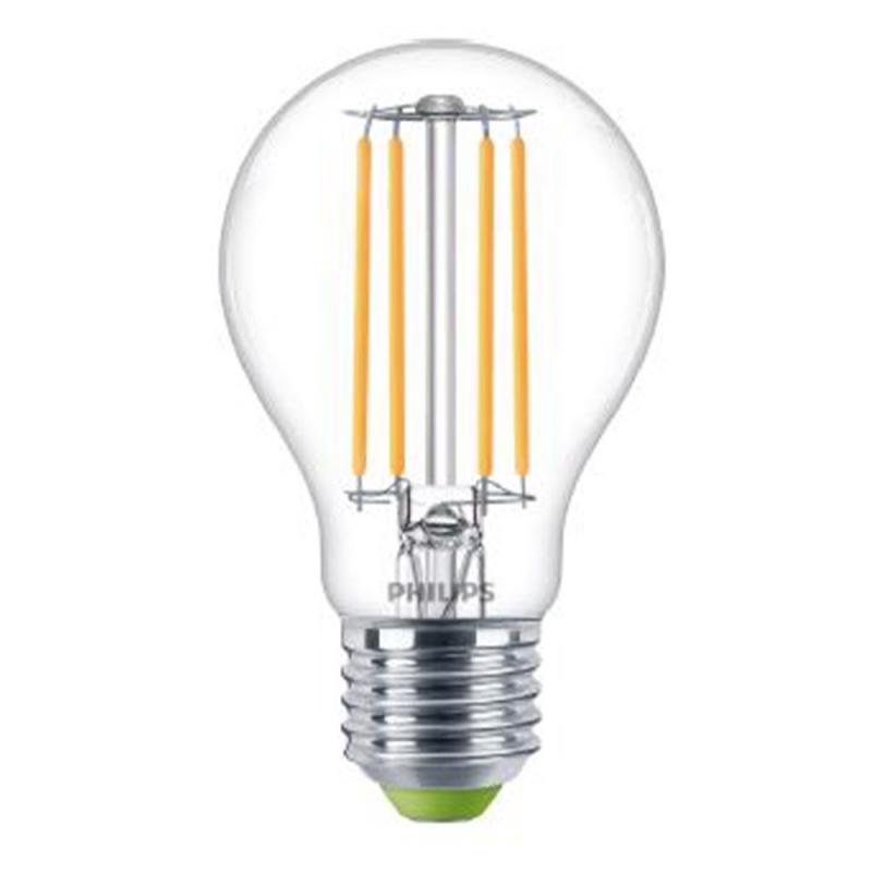 PHILIPS Master E27 LED Leuchtmittel Ultra Efficient 2,3W wie 40W 4000K neutralweißes Licht in trendiger Filamentoptik