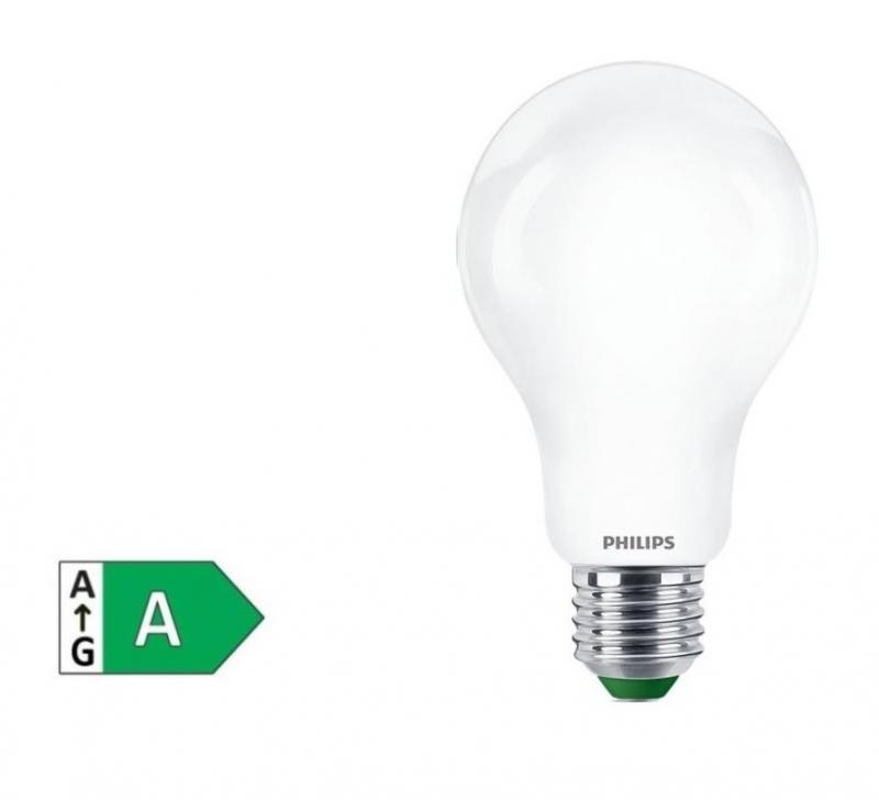 Besonders effiziente PHILIPS E27 LED Filament Lampe matt 4W = 60W 4000K neutralweißes Licht