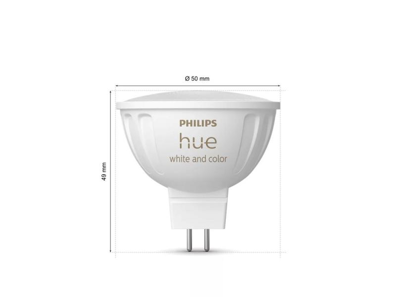 2er Philips Hue White & Color Ambiance MR16 LED Spot GU5.3 6,3 Watt RGBW